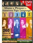 Idioms & Phrases in American Sign Language, Vol. 1-5 - Complete Set - 5 DVDs